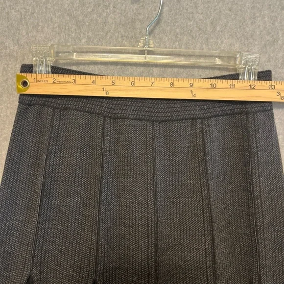 Fusun Merino Wool Skirt Women’s Size S Art to Wear A-line Black Gray Midi Ankle - Picture 10 of 12